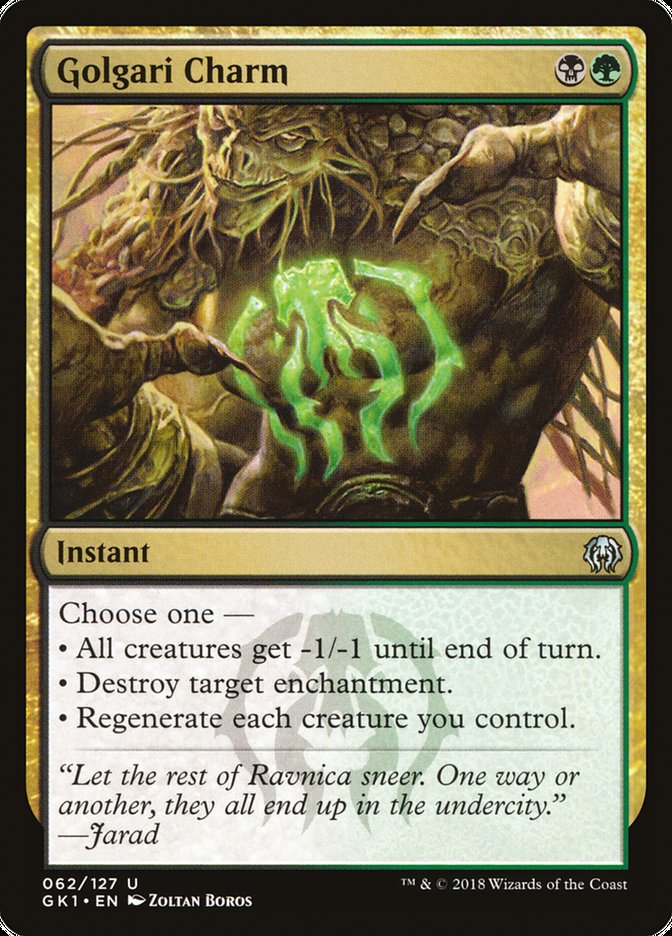 Golgari Charm [Guilds of Ravnica Guild Kit] | Good Games Cannington