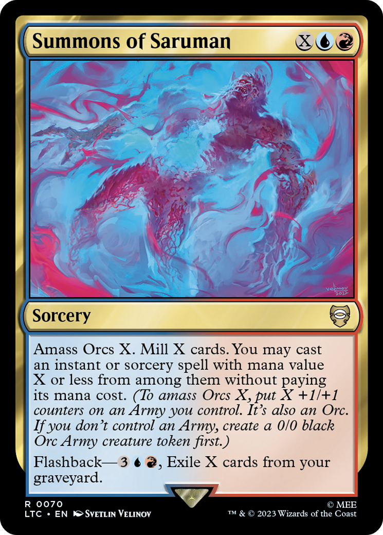 Summons of Saruman [The Lord of the Rings: Tales of Middle-Earth Commander] | Good Games Cannington