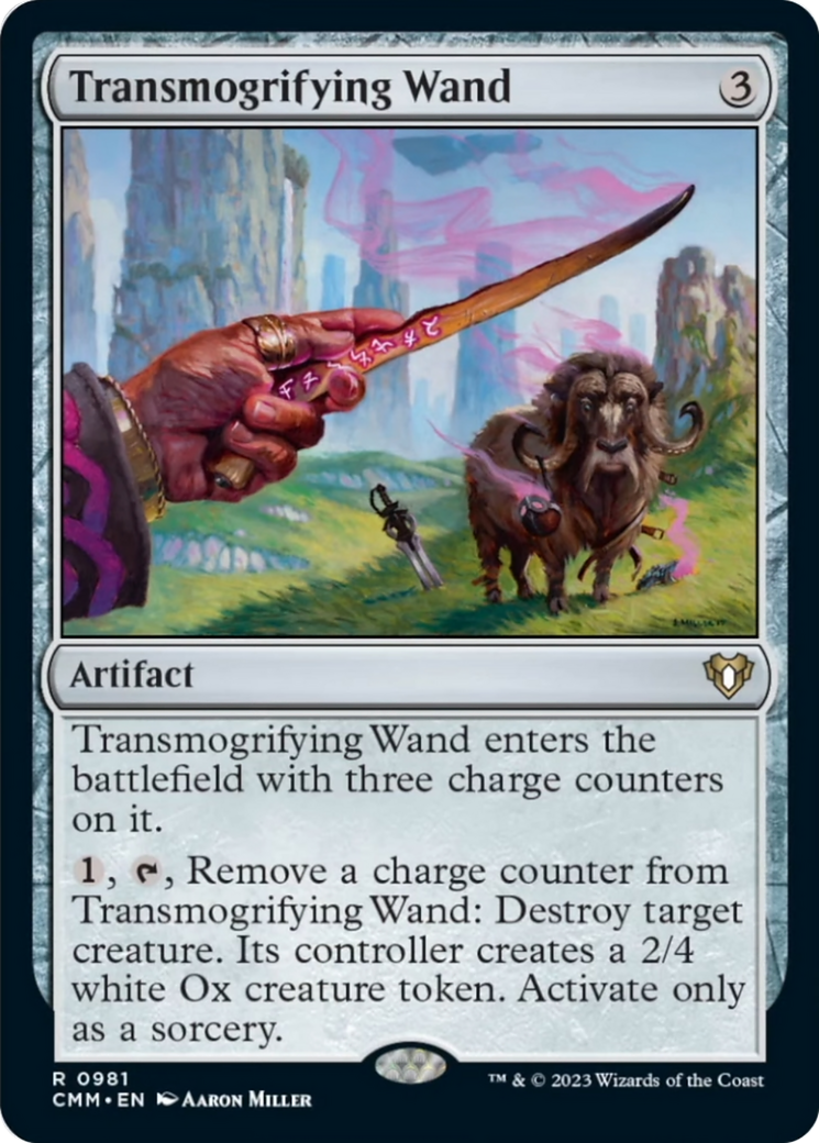 Transmogrifying Wand [Commander Masters] | Good Games Cannington