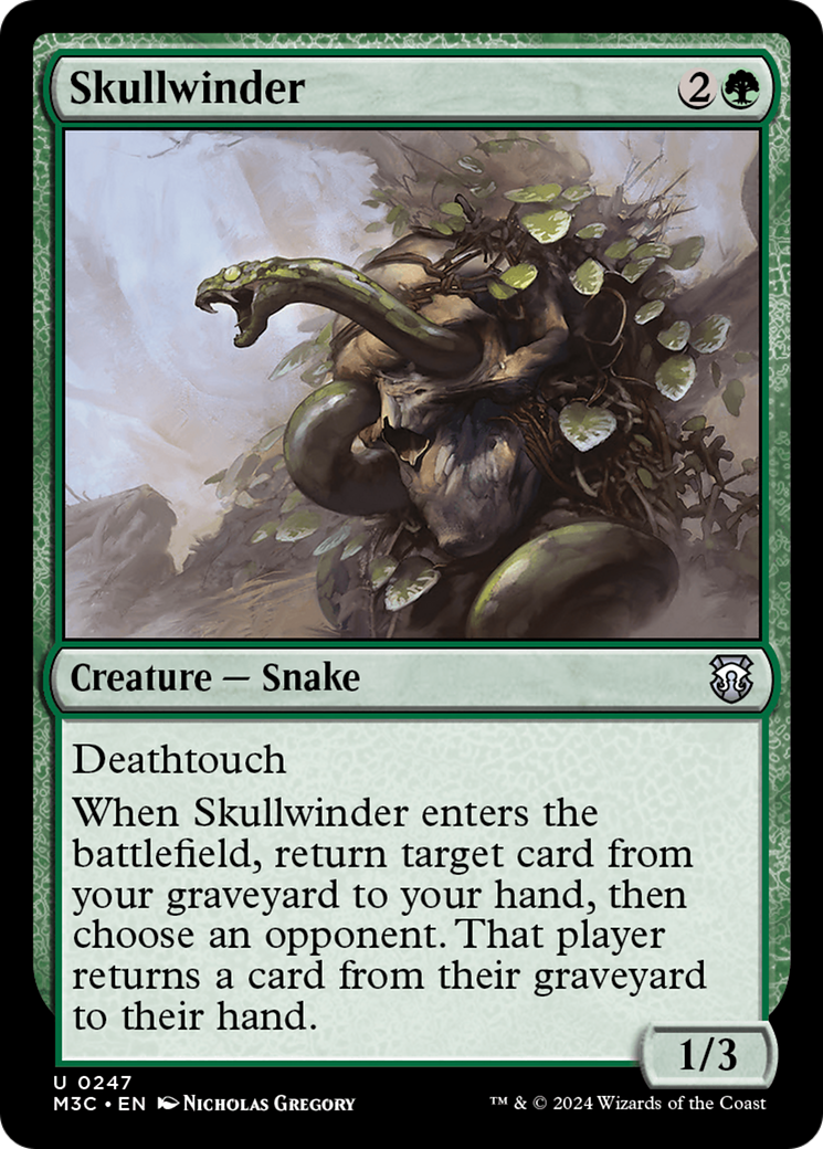 Skullwinder (Ripple Foil) [Modern Horizons 3 Commander] | Good Games Cannington
