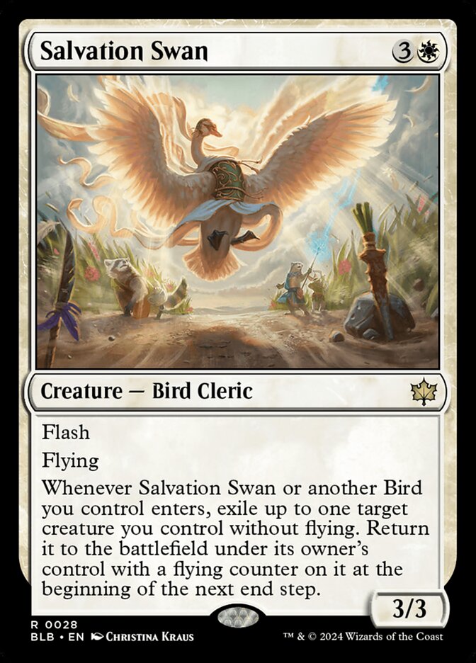 Salvation Swan 28 (Bloomburrow)  | Good Games Cannington