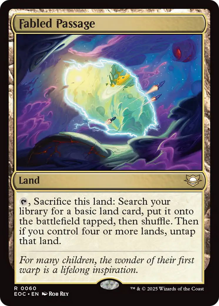 Fabled Passage [Edge of Eternities Commander] | Good Games Cannington