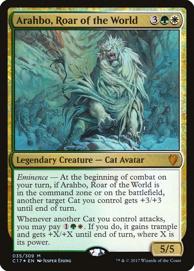 Arahbo, Roar of the World 35 (Commander 2017)  - Foil | Good Games Cannington