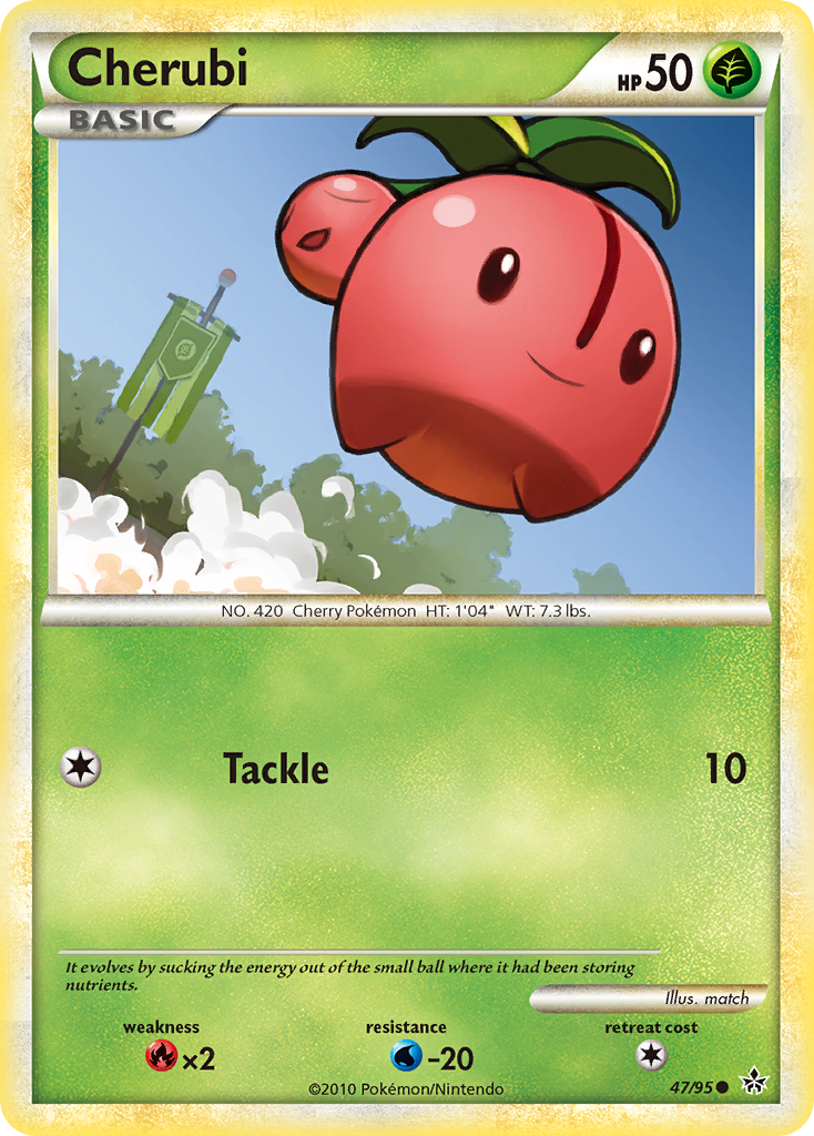 Cherubi (47/95) [HeartGold & SoulSilver: Unleashed] | Good Games Cannington