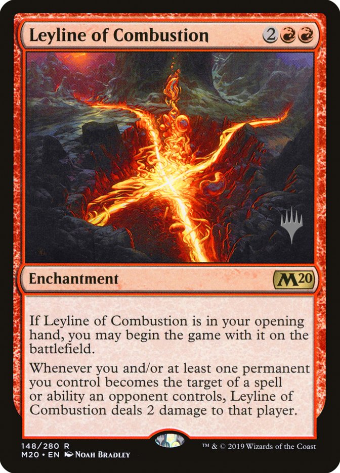 Leyline of Combustion (Promo Pack) [Core Set 2020 Promos] | Good Games Cannington