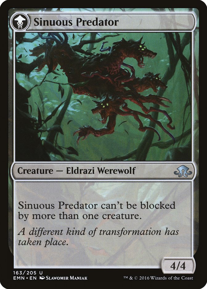 Kessig Prowler // Sinuous Predator [Eldritch Moon] | Good Games Cannington