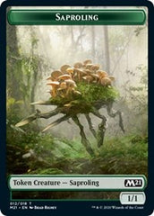 Saproling // Zombie Double-Sided Token [Core Set 2021 Tokens] | Good Games Cannington