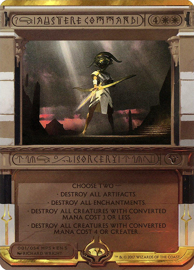 Austere Command (Invocation) [Amonkhet Invocations] | Good Games Cannington