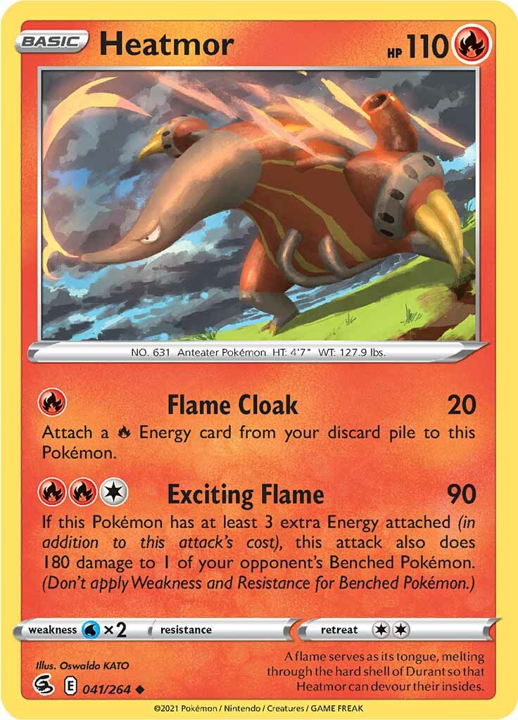 Heatmor (041/264) [Sword & Shield: Fusion Strike] | Good Games Cannington