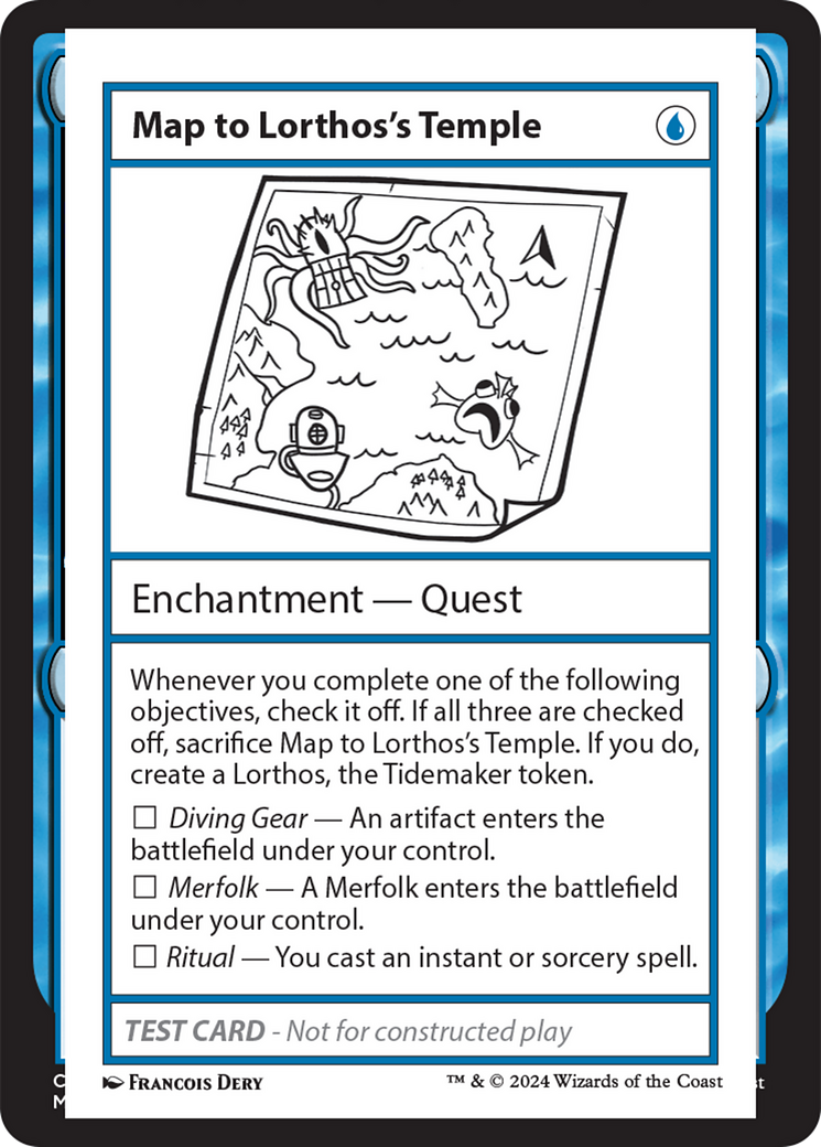 Map to Lorthos's Temple [Mystery Booster 2 Playtest Cards] | Good Games Cannington