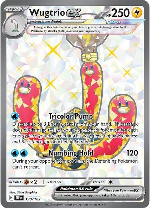 Wugtrio ex 190/162 (SV05: Temporal Forces)  - Holofoil | Good Games Cannington