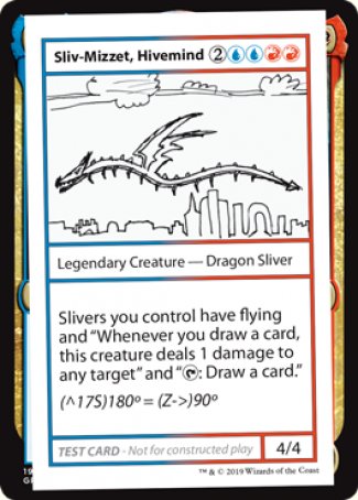 Sliv-Mizzet, Hivemind (2021 Edition) [Mystery Booster Playtest Cards] | Good Games Cannington