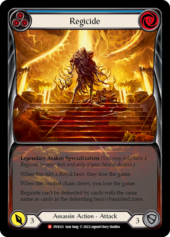 Regicide (Extended Art) [DYN121] (Dynasty)  Rainbow Foil | Good Games Cannington