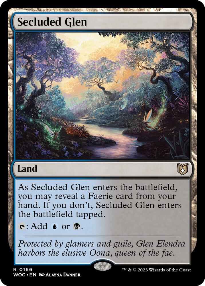 Secluded Glen 166 (Commander: Wilds of Eldraine)  | Good Games Cannington