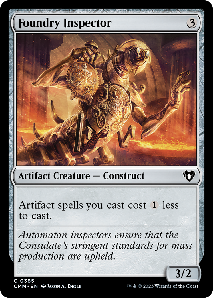 Foundry Inspector [Commander Masters] | Good Games Cannington