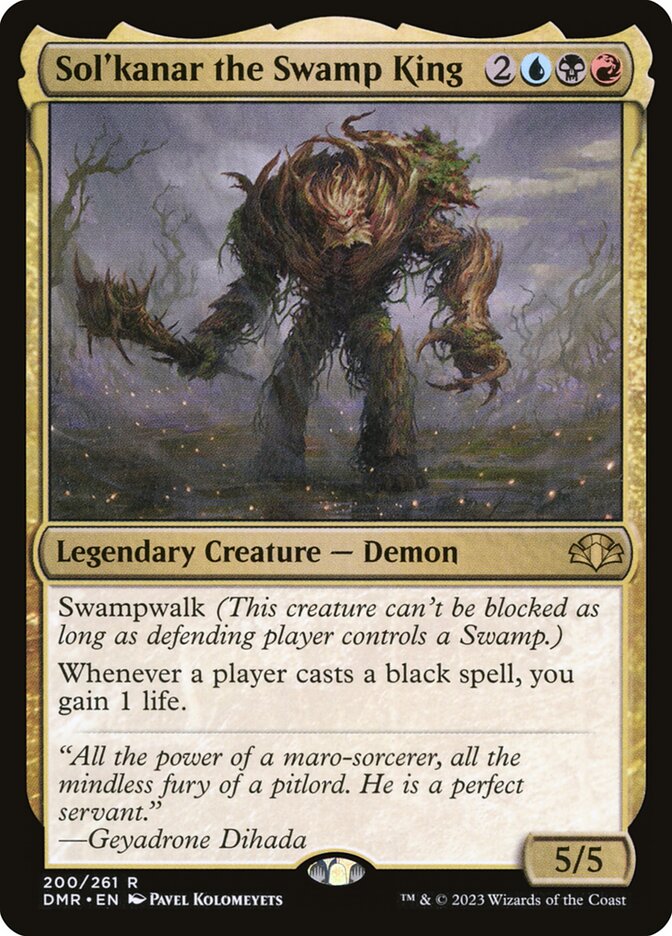 Sol'kanar the Swamp King 200 (Dominaria Remastered)  | Good Games Cannington
