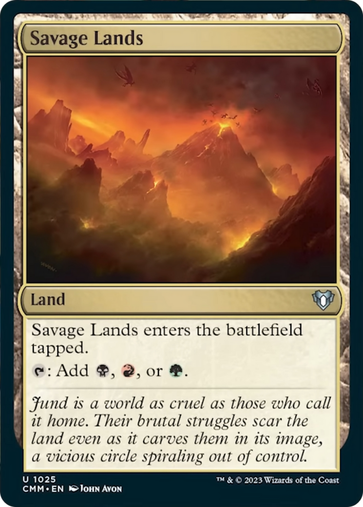 Savage Lands [Commander Masters] | Good Games Cannington