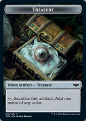 Blood // Treasure Double-Sided Token [Innistrad: Crimson Vow Tokens] | Good Games Cannington