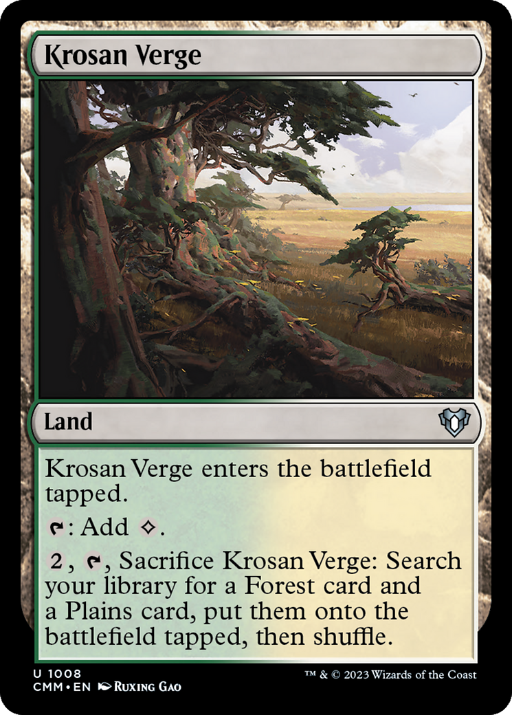 Krosan Verge [Commander Masters] | Good Games Cannington