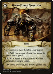 Golden Guardian // Gold-Forge Garrison [Rivals of Ixalan Prerelease Promos] | Good Games Cannington