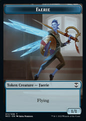 Faerie // Rogue Double-Sided Token [Streets of New Capenna Commander Tokens] | Good Games Cannington