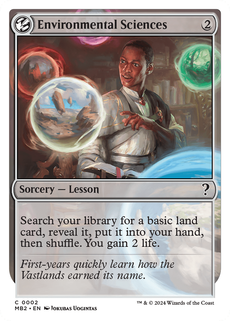 Environmental Sciences (White Border) [Mystery Booster 2] | Good Games Cannington