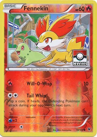 Fennekin (10/124) (League Promo) [XY: Fates Collide] | Good Games Cannington