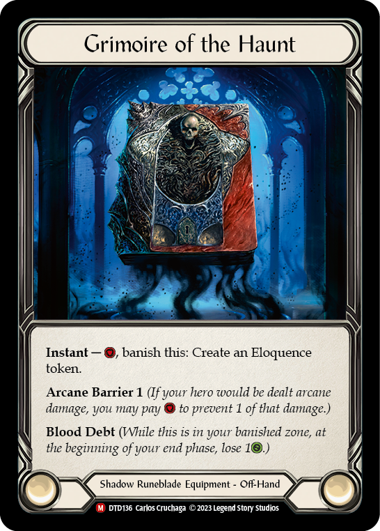 Grimoire of the Haunt [DTD136] (Dusk Till Dawn)  Cold Foil | Good Games Cannington
