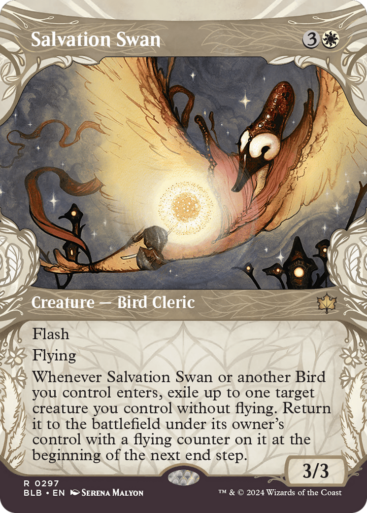 Salvation Swan (Showcase) [Bloomburrow] | Good Games Cannington