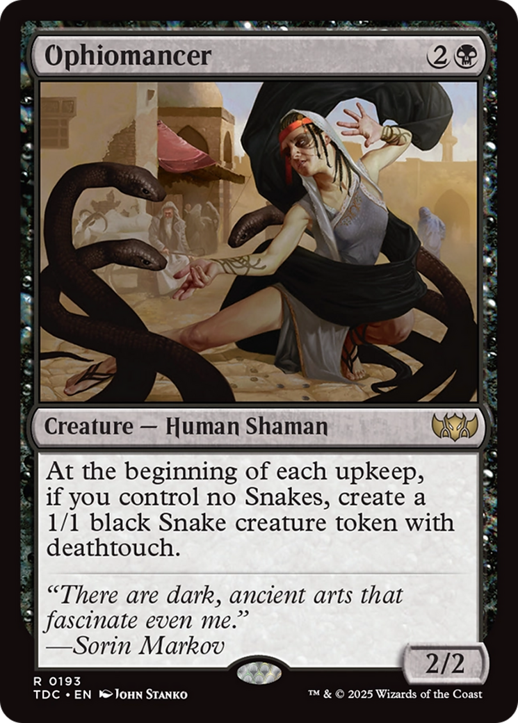 Ophiomancer [Tarkir: Dragonstorm Commander] | Good Games Cannington