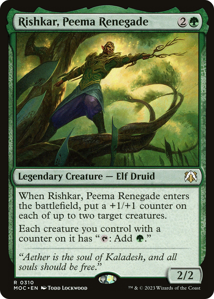 Rishkar, Peema Renegade [March of the Machine Commander] | Good Games Cannington