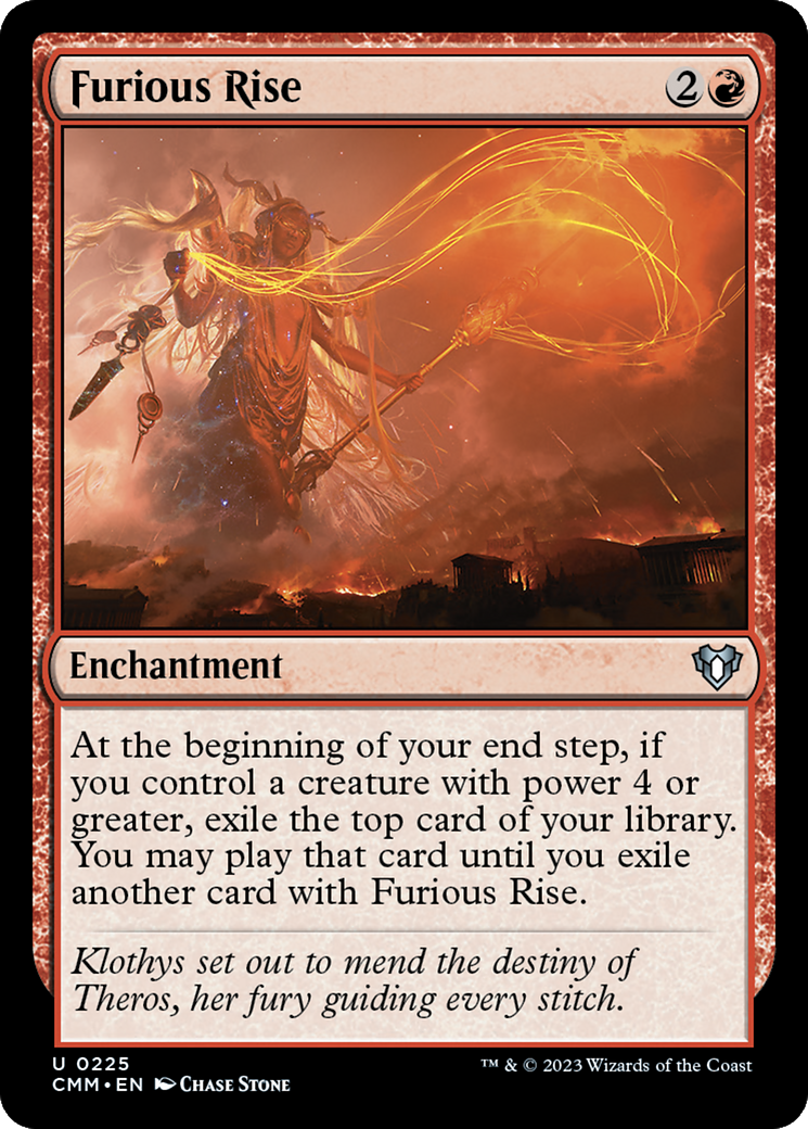 Furious Rise [Commander Masters] | Good Games Cannington