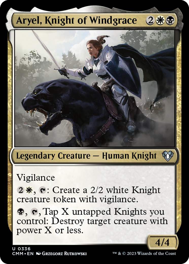 Aryel, Knight of Windgrace [Commander Masters] | Good Games Cannington
