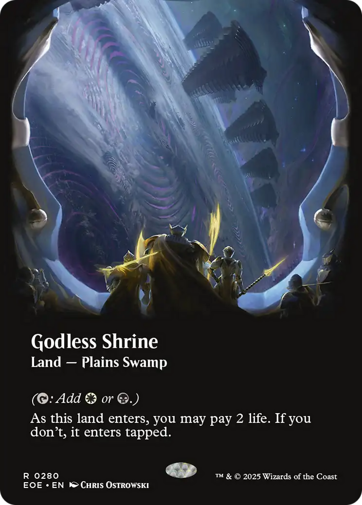 Godless Shrine (Borderless) [Edge of Eternities] | Good Games Cannington