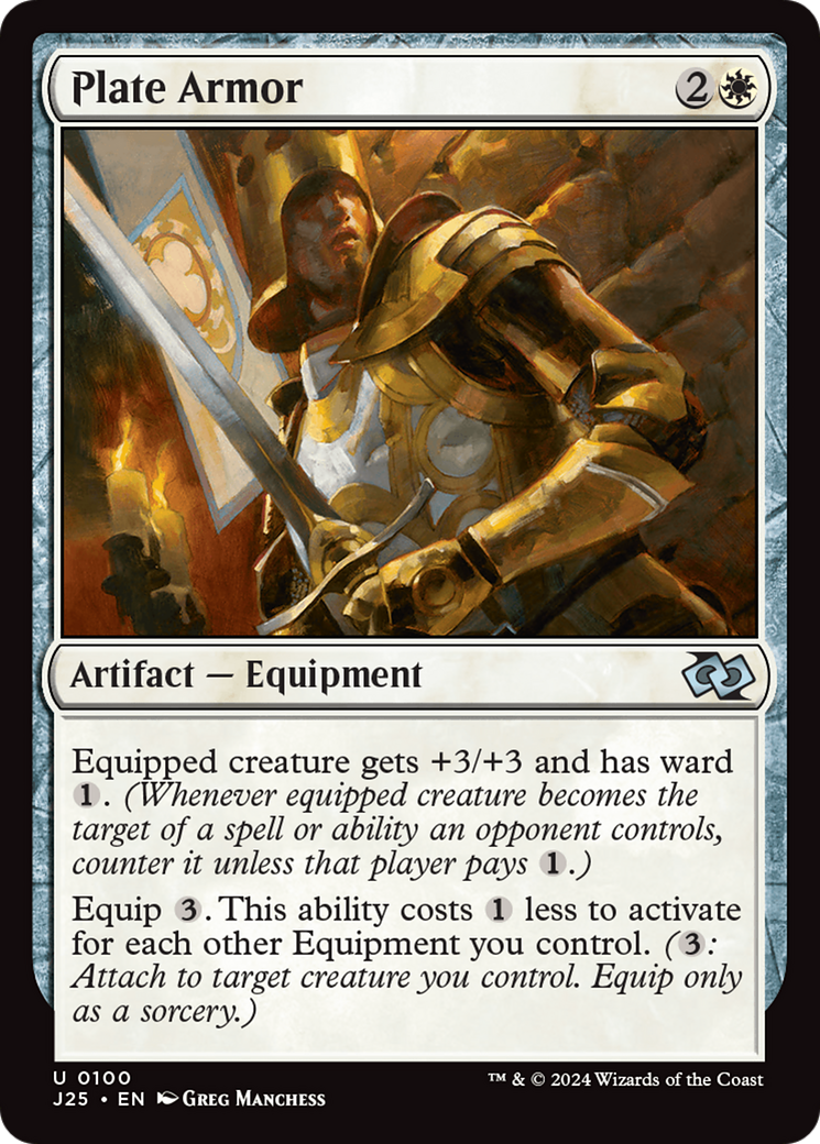 Plate Armor [Foundations Jumpstart] | Good Games Cannington