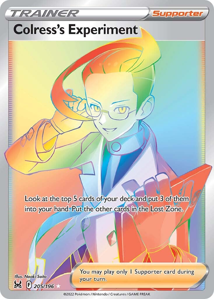 Colress's Experiment (205/196) [Sword & Shield: Lost Origin] | Good Games Cannington