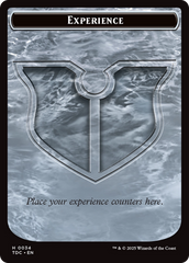 Experience // Treasure Double-Sided Token [Tarkir: Dragonstorm Commander Tokens] | Good Games Cannington