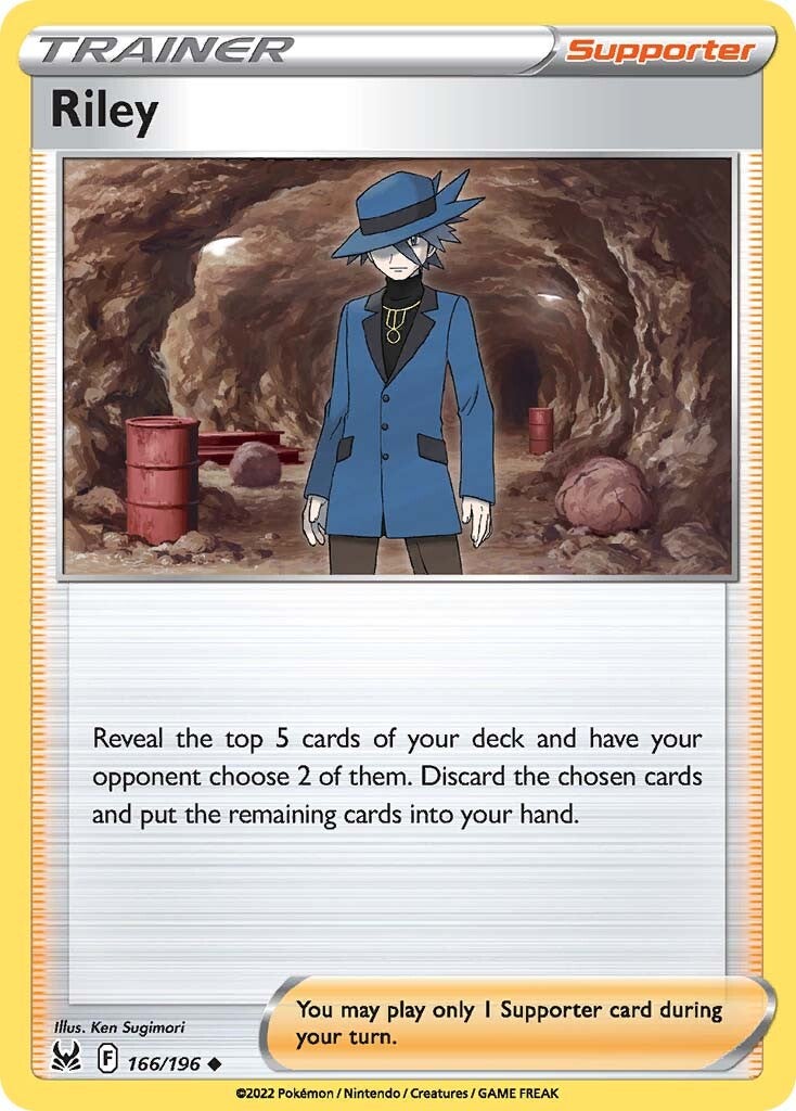 Riley (166/196) [Sword & Shield: Lost Origin] | Good Games Cannington