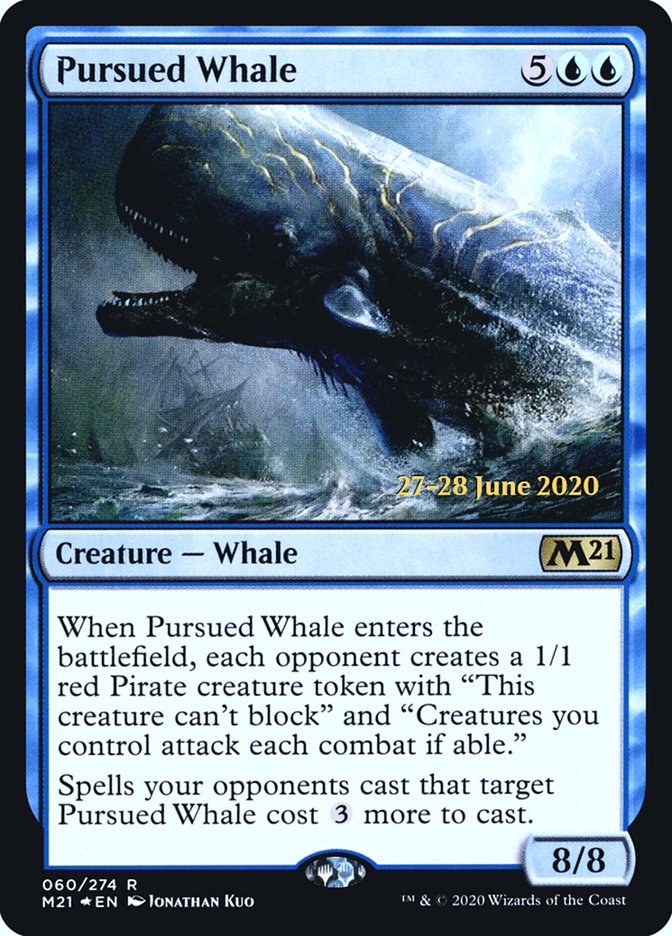 Pursued Whale [Core Set 2021 Prerelease Promos] | Good Games Cannington