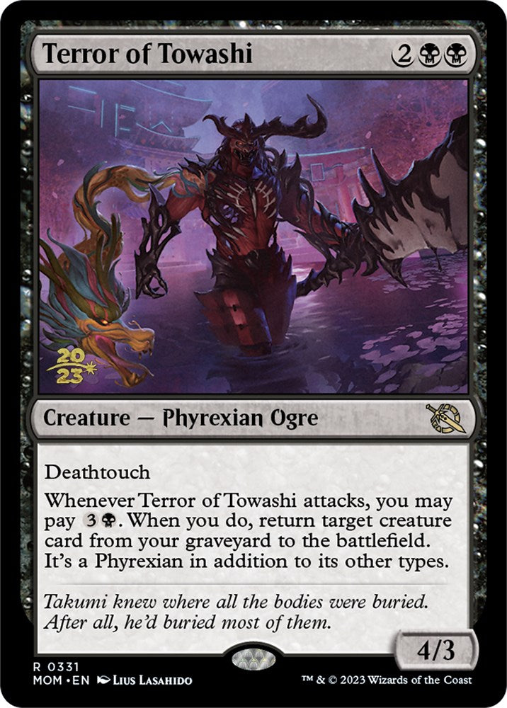 Terror of Towashi [March of the Machine Prerelease Promos] | Good Games Cannington