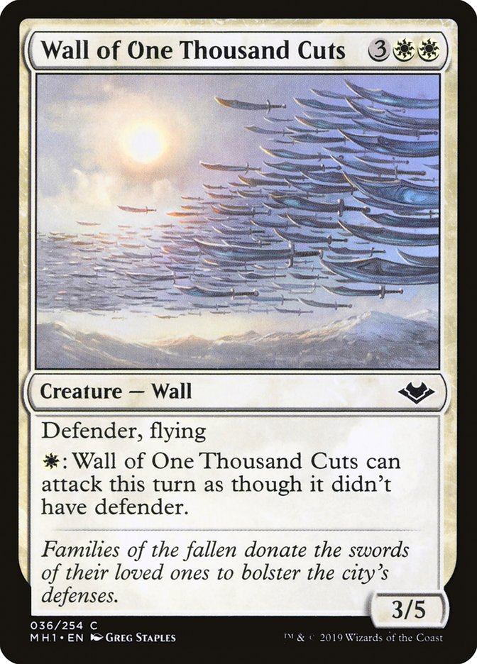 Wall of One Thousand Cuts [Modern Horizons] | Good Games Cannington
