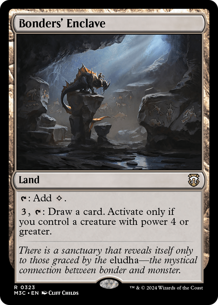 Bonders' Enclave (Ripple Foil) [Modern Horizons 3 Commander] | Good Games Cannington