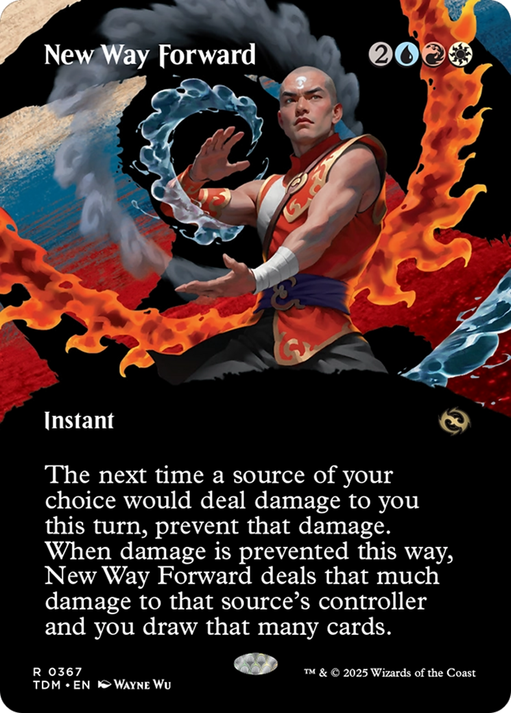 New Way Forward (Borderless) [Tarkir: Dragonstorm] | Good Games Cannington