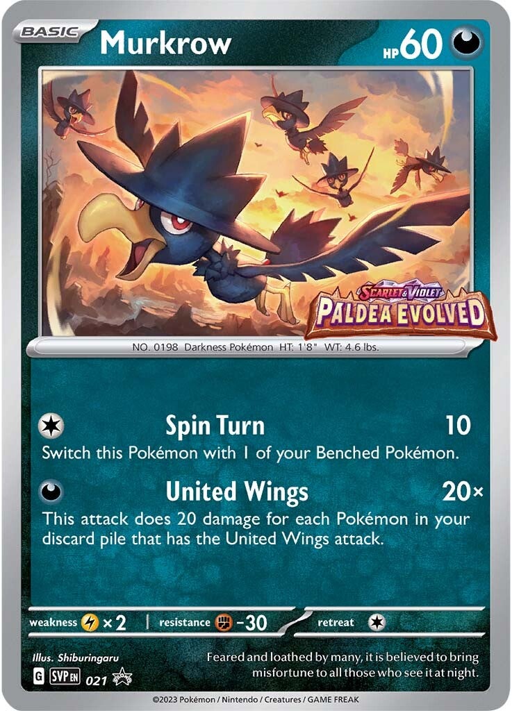 Murkrow (021) [Scarlet & Violet: Black Star Promos] | Good Games Cannington