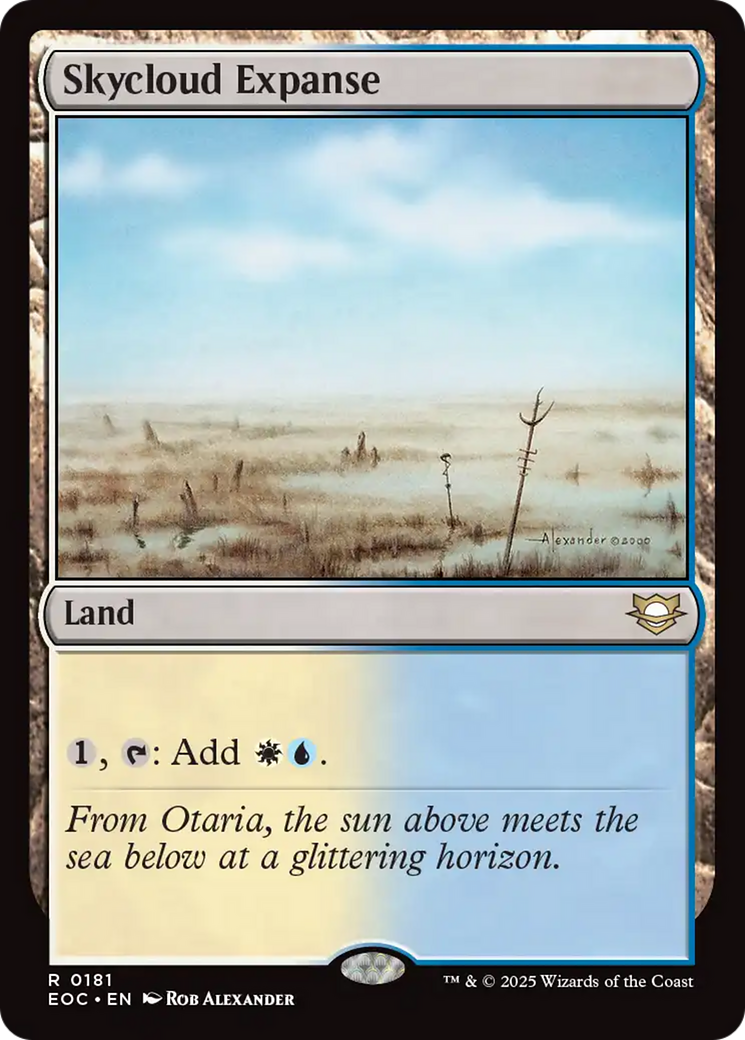 Skycloud Expanse [Edge of Eternities Commander] | Good Games Cannington