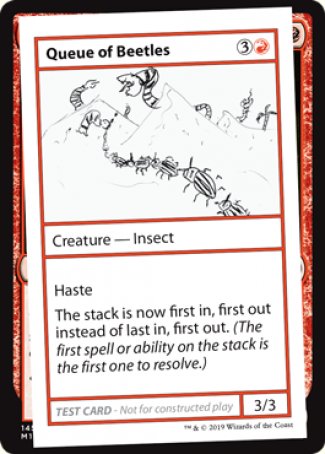 Queue of Beetles (2021 Edition) [Mystery Booster Playtest Cards] | Good Games Cannington