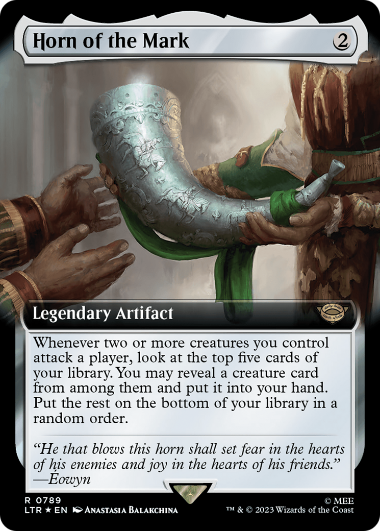 Horn of the Mark (Extended Art) (Surge Foil) [The Lord of the Rings: Tales of Middle-Earth] | Good Games Cannington