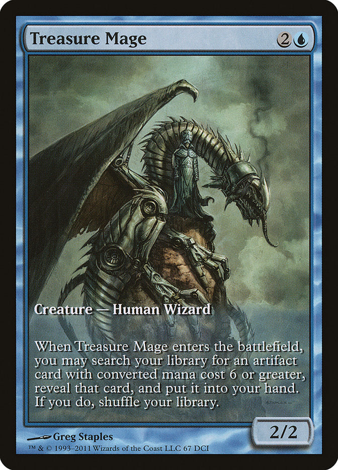 Treasure Mage (Extended Art) [Mirrodin Besieged Promos] | Good Games Cannington