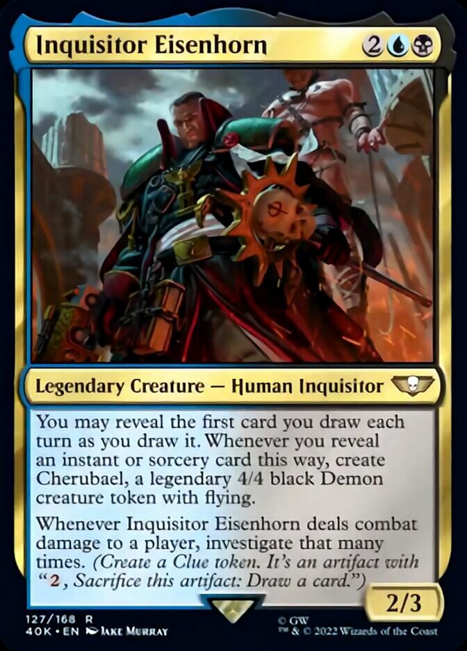Inquisitor Eisenhorn (Surge Foil) [Warhammer 40,000] | Good Games Cannington