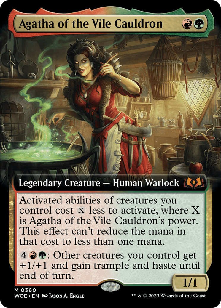 Agatha of the Vile Cauldron (Extended Art) [Wilds of Eldraine] | Good Games Cannington